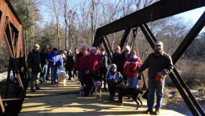On the pony truss New Year's Day 2015