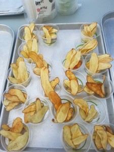 Handmade potato chips!