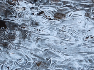 Category 5 - Abstract. Ice, taken by Ansley Siter on January 22, 2014 at Mass Central Rail Trail