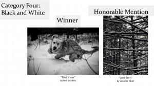 Black and white winners