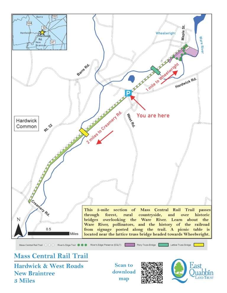 Mass Central Rail Trail, New Braintree and Hardwick – east quabbin land ...